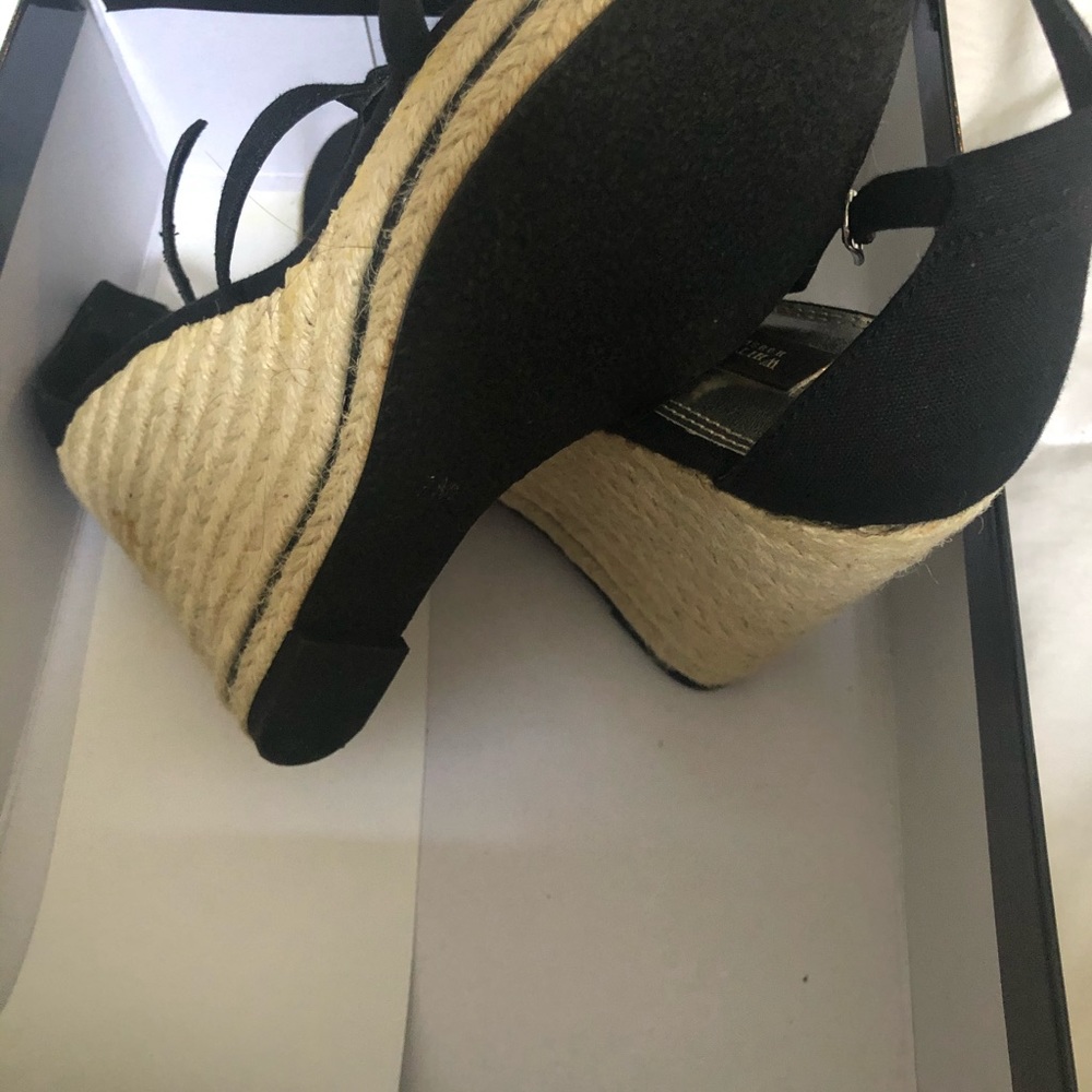 White House Black Market crystal stud espadrilles - Picture 1 of 4